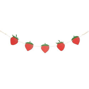 Wooden Strawberry Mini Garland - The Fox Decor